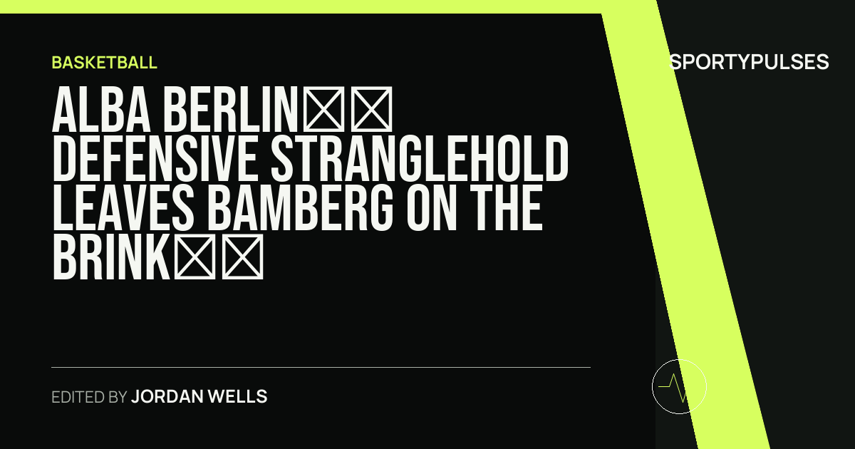 Image accompanying coverage of ALBA Berlin’s Defensive Stranglehold Leaves Bamberg on the Brink in BBL Semifinals