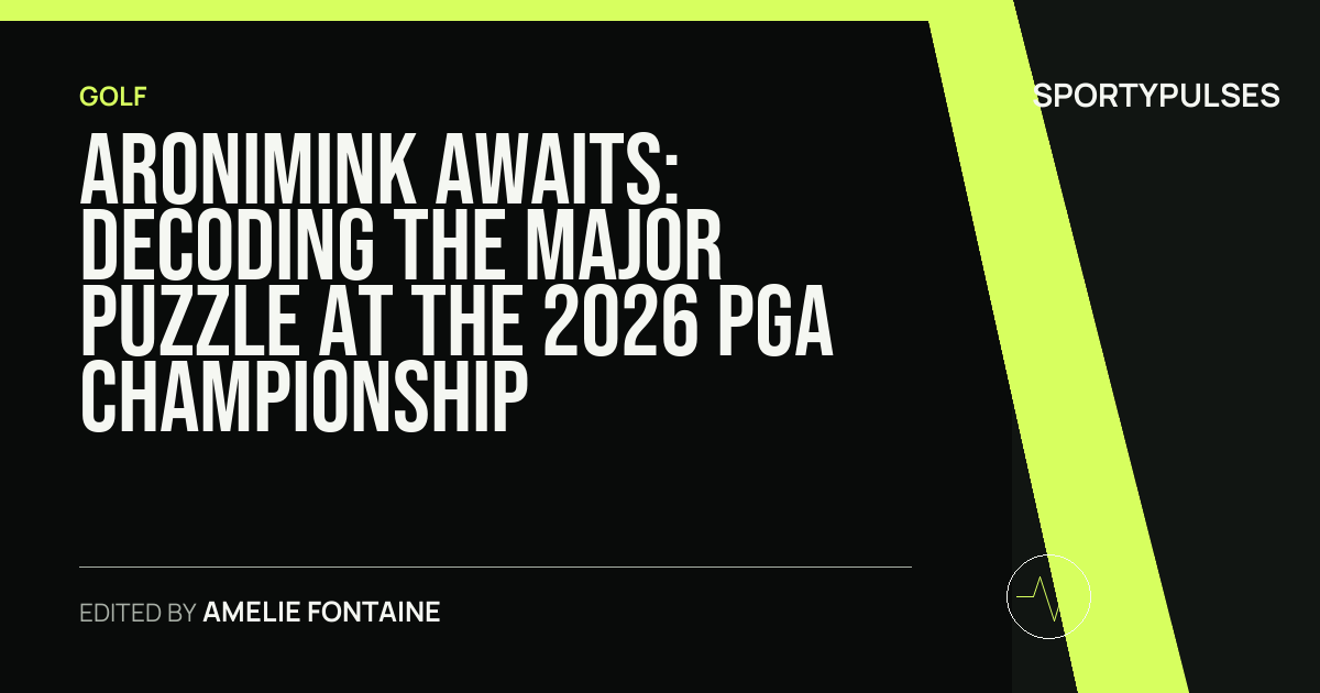 SportyPulses story card for Aronimink Awaits: Decoding the Major Puzzle at the 2026 PGA Championship
