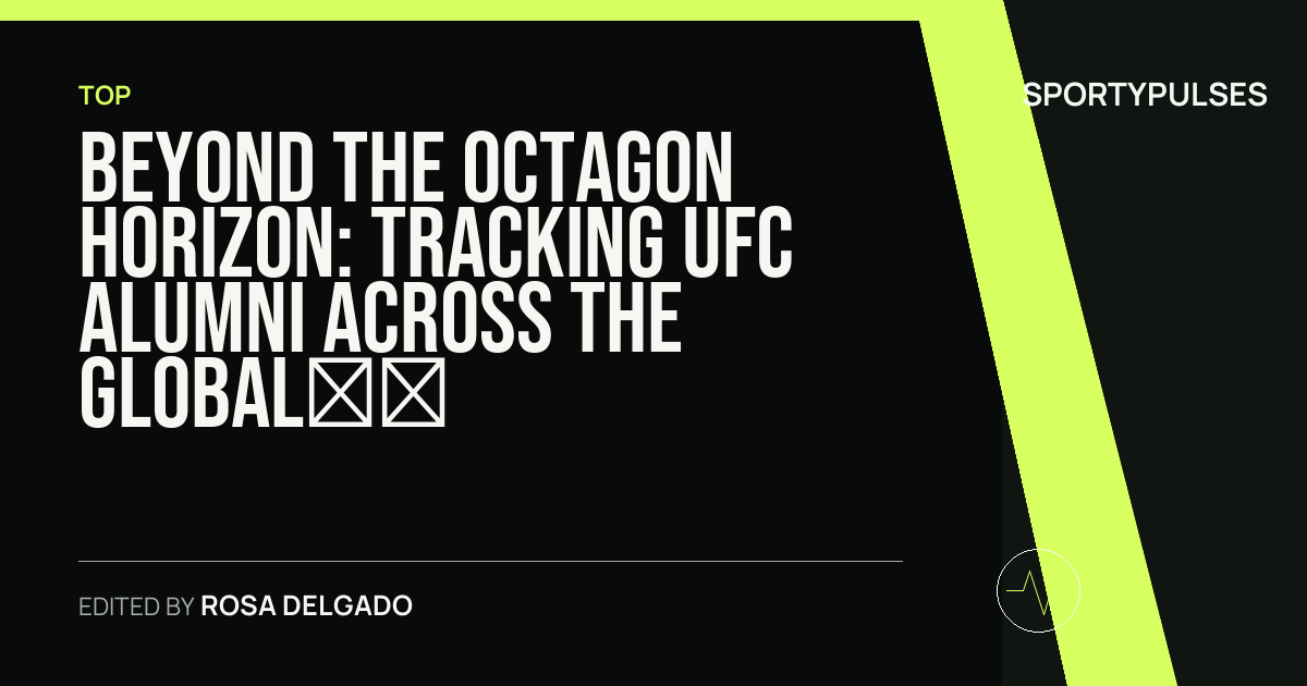 Image accompanying coverage of Beyond the Octagon Horizon: Tracking UFC Alumni Across the Global Regional Circuit