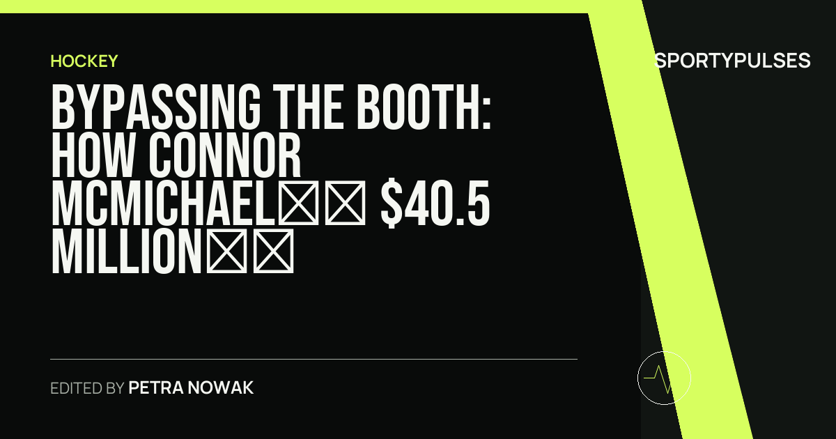 Image accompanying coverage of Bypassing the Booth: How Connor McMichael’s $40.5 Million Deal Settles St. Louis’s Summer Pivot