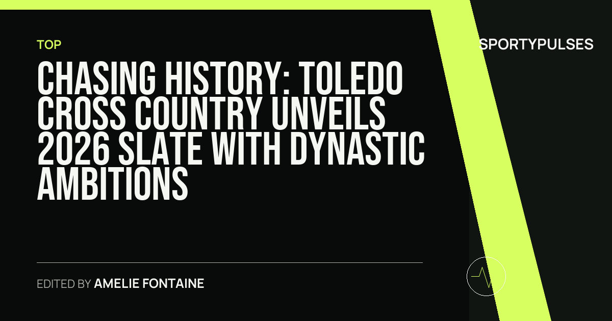 SportyPulses story card for Chasing History: Toledo Cross Country Unveils 2026 Slate with Dynastic Ambitions