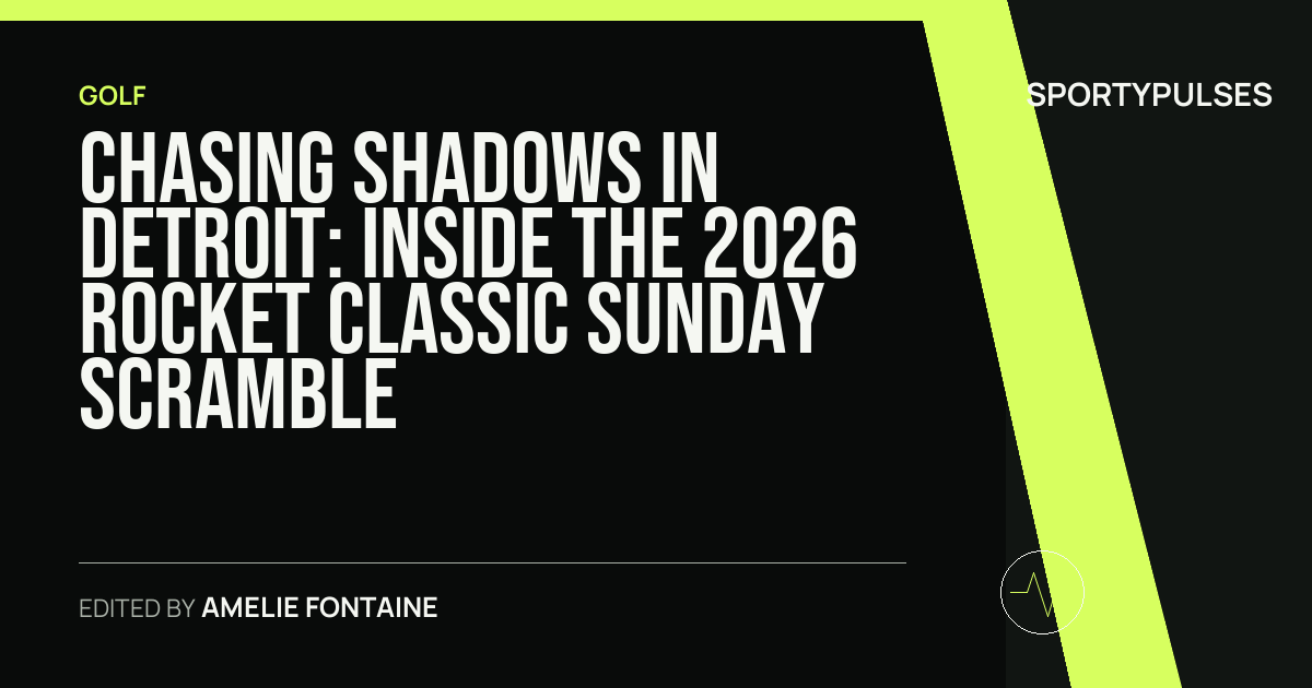 Image accompanying coverage of Chasing Shadows in Detroit: Inside the 2026 Rocket Classic Sunday Scramble