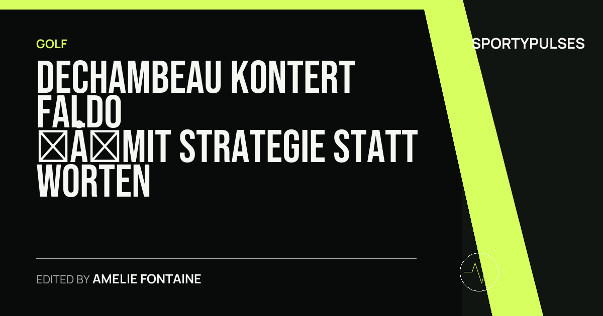 Image accompanying coverage of DeChambeau kontert Faldo – mit Strategie statt Worten