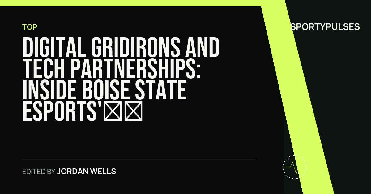 SportyPulses story card for Digital Gridirons and Tech Partnerships: Inside Boise State Esports' 2026-27 Exhibition Slate