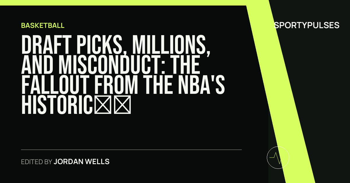 SportyPulses story card for Draft Picks, Millions, and Misconduct: The Fallout From the NBA's Historic Clippers Probe