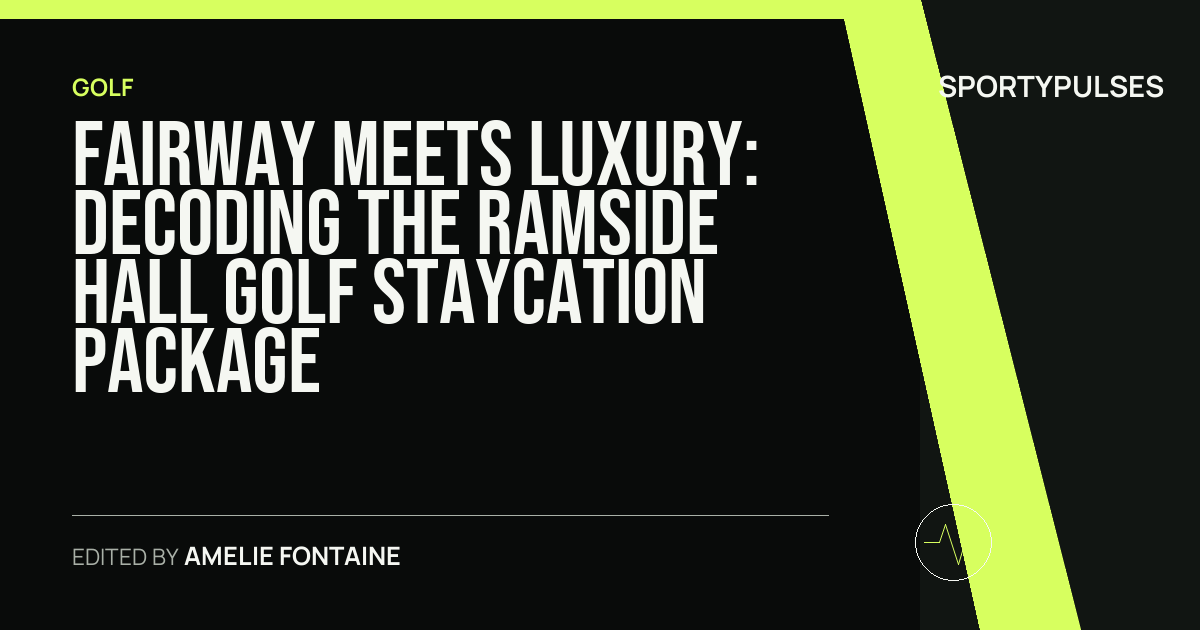 Image accompanying coverage of Fairway Meets Luxury: Decoding the Ramside Hall Golf Staycation Package