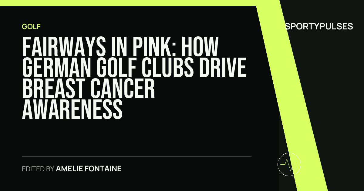 SportyPulses story card for Fairways in Pink: How German Golf Clubs Drive Breast Cancer Awareness