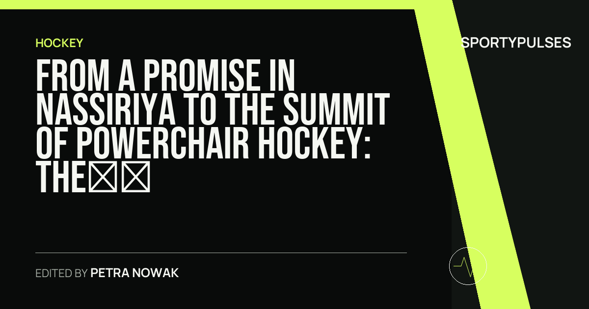 Image accompanying coverage of From a Promise in Nassiriya to the Summit of Powerchair Hockey: The Rise of the Macron Warriors