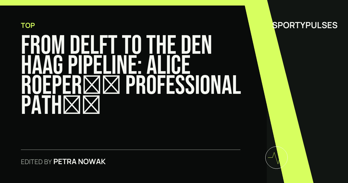 Image accompanying coverage of From Delft to the Den Haag Pipeline: Alice Roeper’s Professional Path and the JMU Legacy