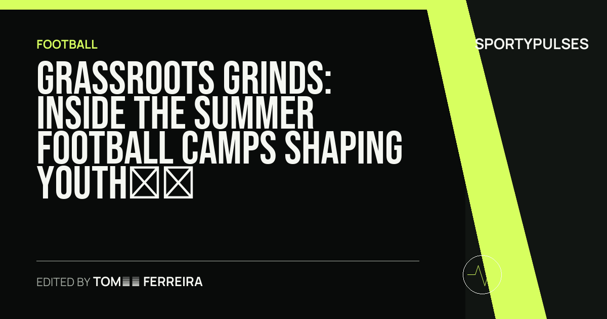 Image accompanying coverage of Grassroots Grinds: Inside the Summer Football Camps Shaping Youth Grit from Michigan to Texas