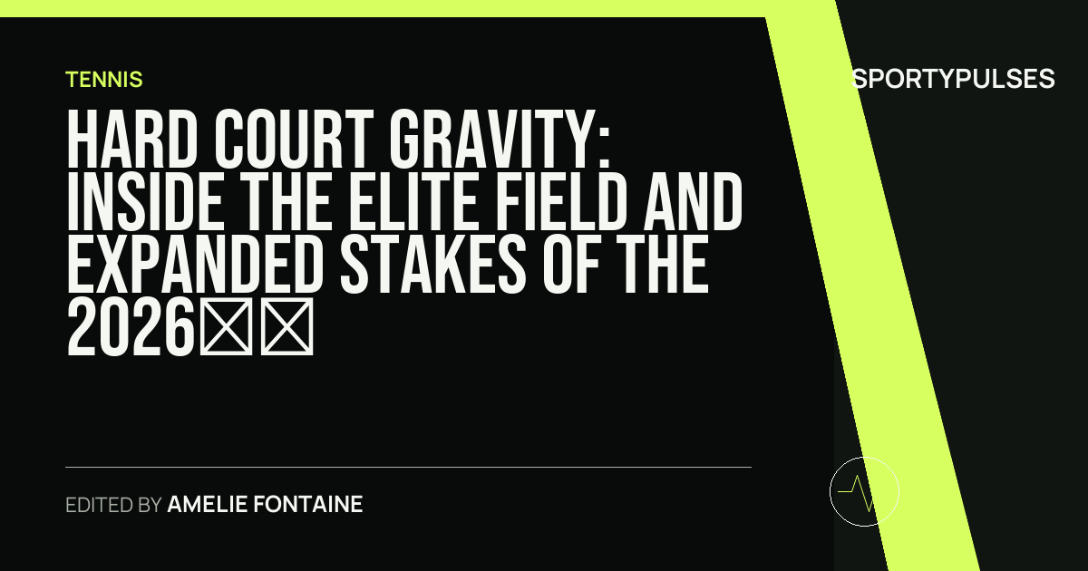 Image accompanying coverage of Hard Court Gravity: Inside the Elite Field and Expanded Stakes of the 2026 National Bank Open
