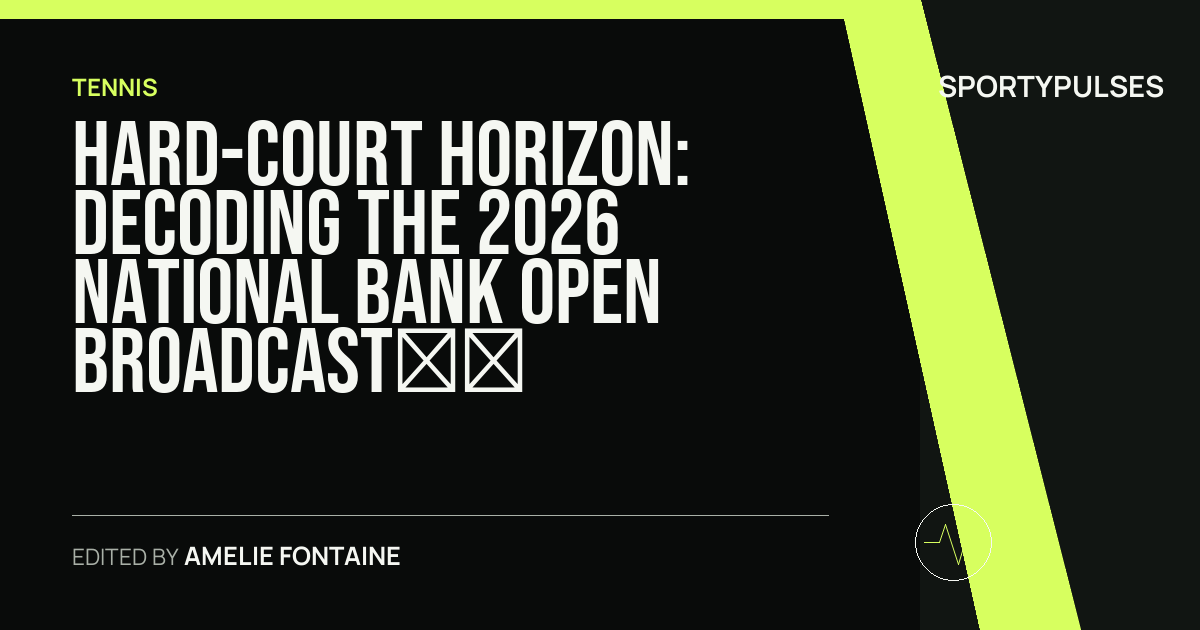 Image accompanying coverage of Hard-Court Horizon: Decoding the 2026 National Bank Open Broadcast Landscape and Italian Draws