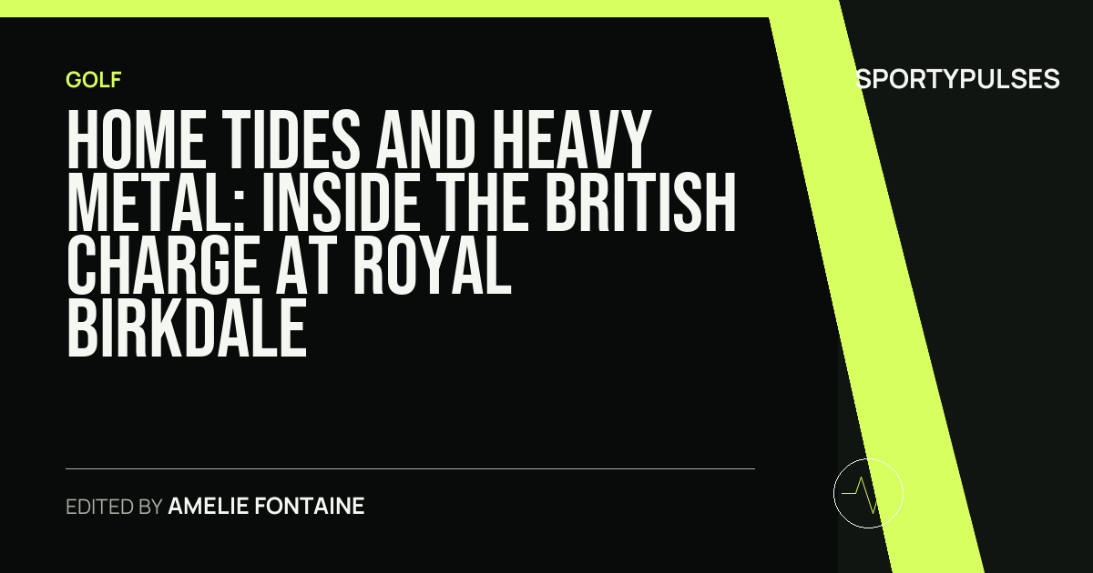 Image accompanying coverage of Home Tides and Heavy Metal: Inside the British Charge at Royal Birkdale