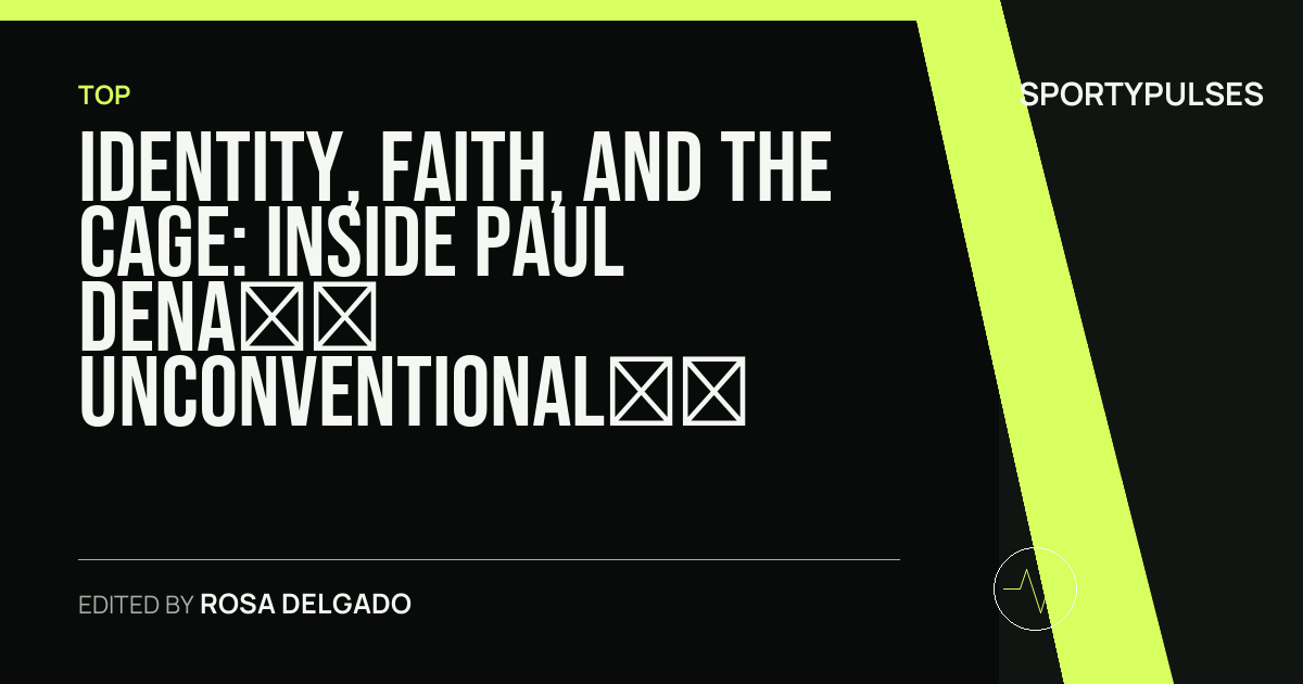 Image accompanying coverage of Identity, Faith, and the Cage: Inside Paul Dena’s Unconventional MMA Ascent