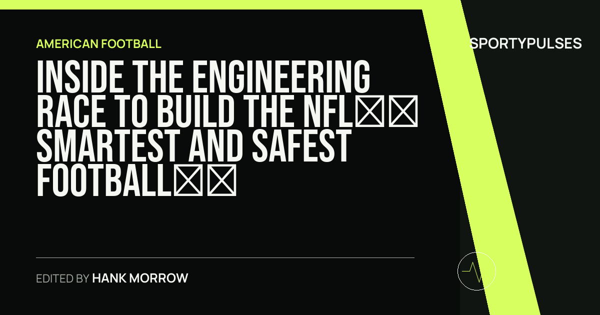 Image accompanying coverage of Inside the Engineering Race to Build the NFL’s Smartest and Safest Football Helmet