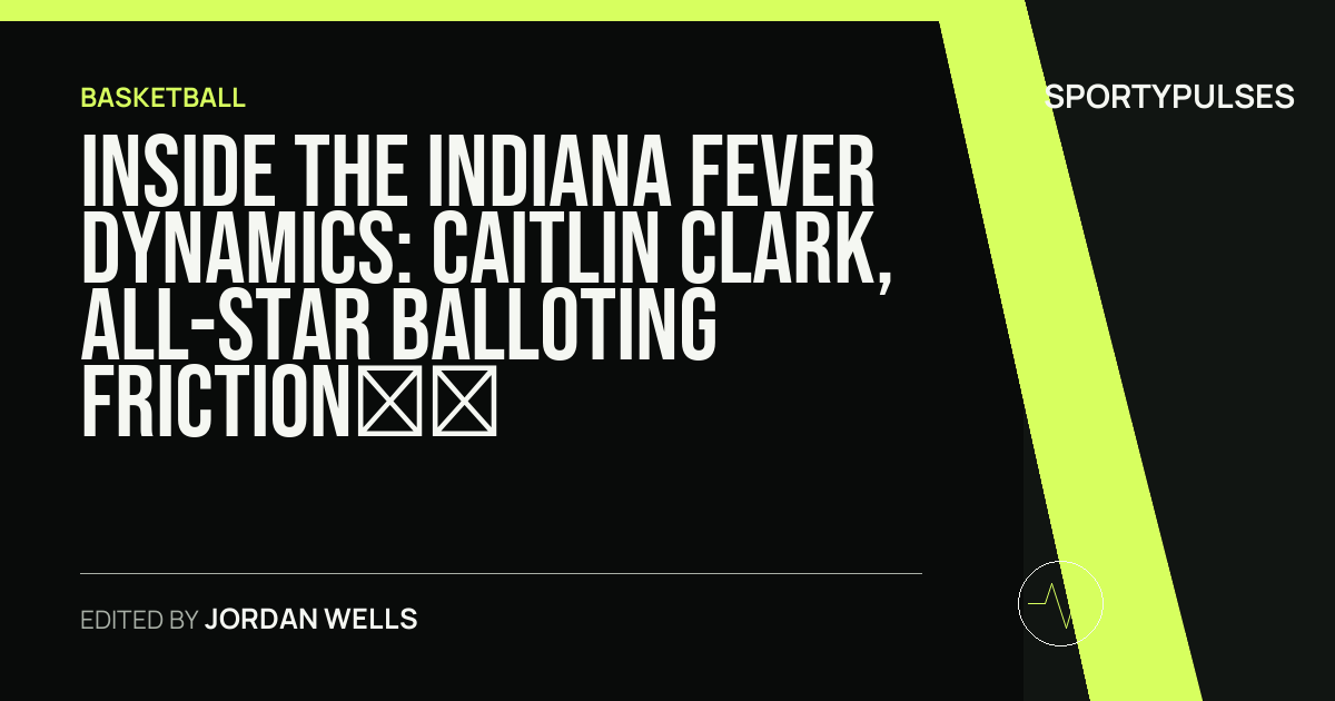 Image accompanying coverage of Inside the Indiana Fever Dynamics: Caitlin Clark, All-Star Balloting Friction, and WNBA Realities