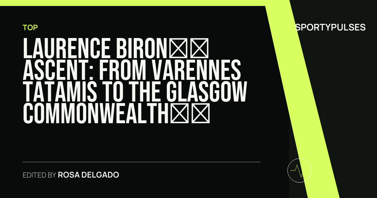 Image accompanying coverage of Laurence Biron’s Ascent: From Varennes Tatamis to the Glasgow Commonwealth Games