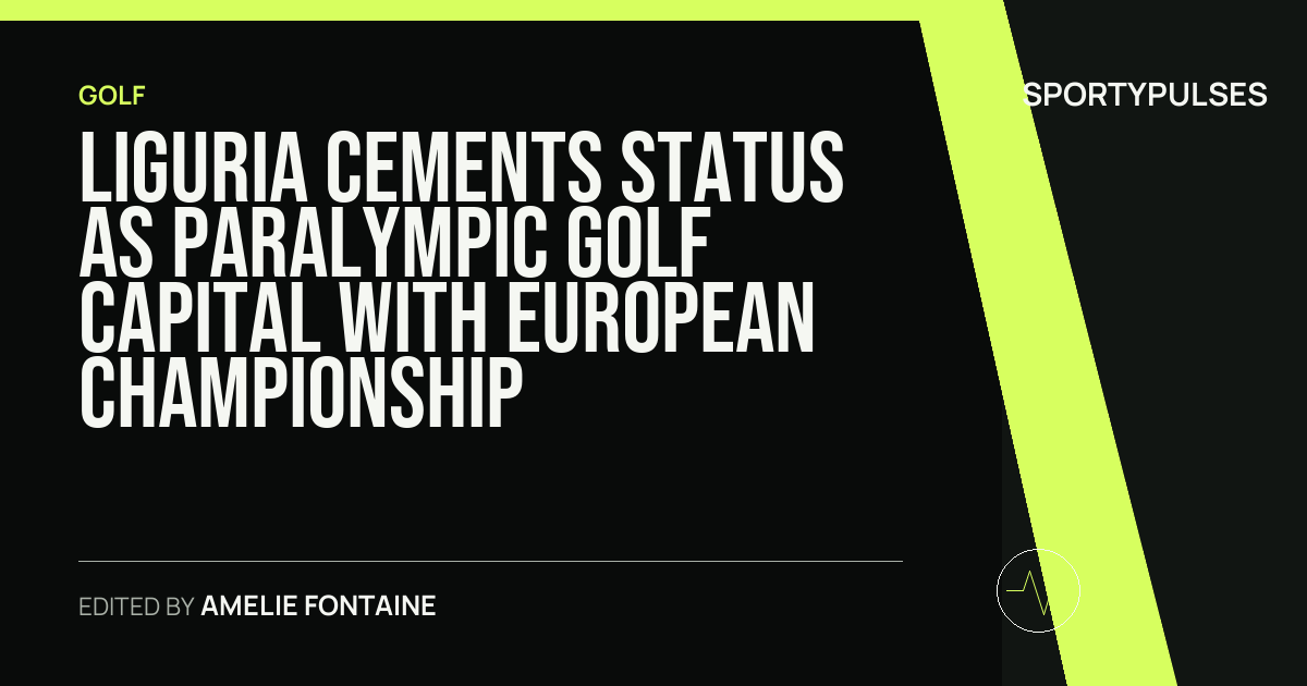 Image accompanying coverage of Liguria Cements Status as Paralympic Golf Capital with European Championship