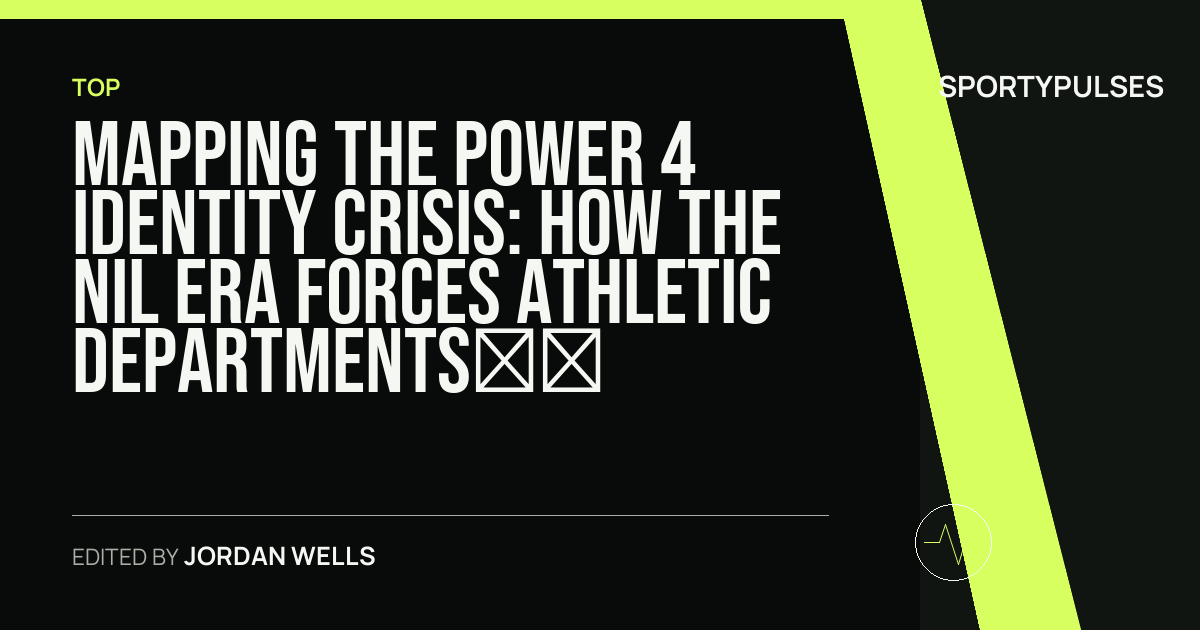 Image accompanying coverage of Mapping the Power 4 Identity Crisis: How the NIL Era Forces Athletic Departments to Choose Sides