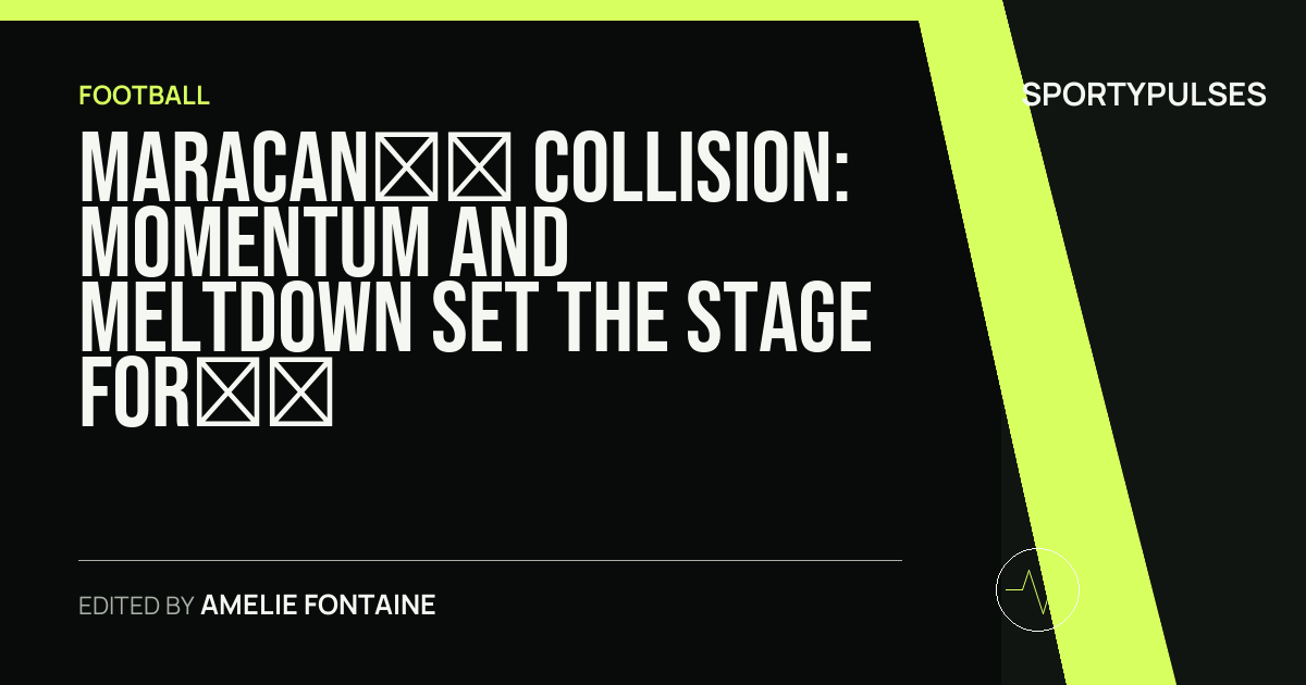 SportyPulses story card for Maracanã Collision: Momentum and Meltdown Set the Stage for Vasco vs. Fluminense