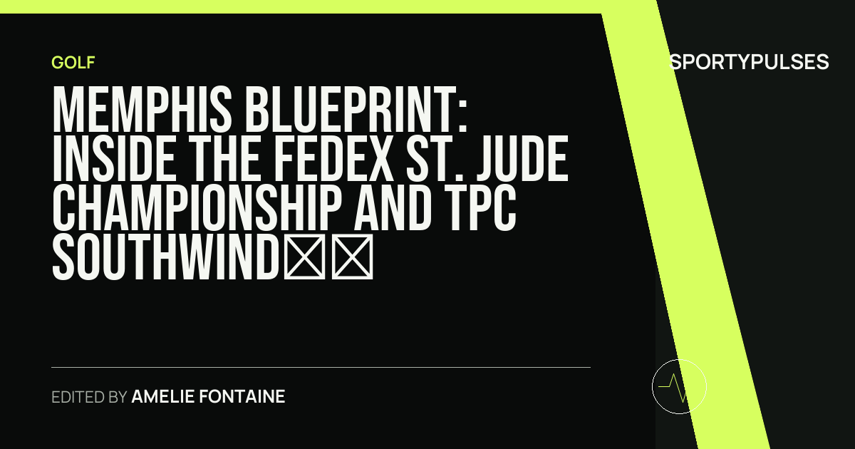 Image accompanying coverage of Memphis Blueprint: Inside the FedEx St. Jude Championship and TPC Southwind Playoff Stakes