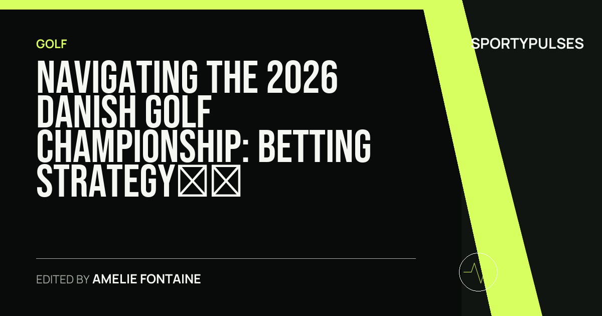 SportyPulses story card for Navigating the 2026 Danish Golf Championship: Betting Strategy, Market Anomalies, and Line Shopping