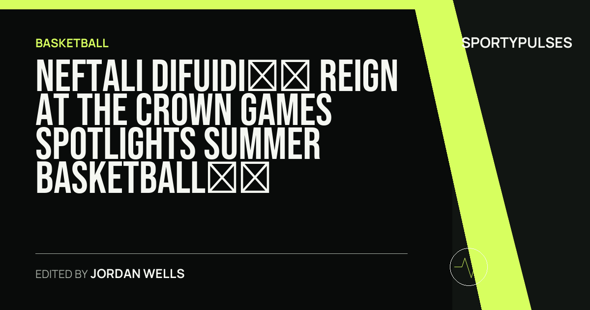 Image accompanying coverage of Neftali Difuidi’s Reign at the Crown Games Spotlights Summer Basketball Culture in Orléans