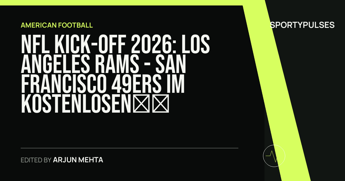 Image accompanying coverage of NFL Kick-Off 2026: Los Angeles Rams - San Francisco 49ers im kostenlosen Free-TV