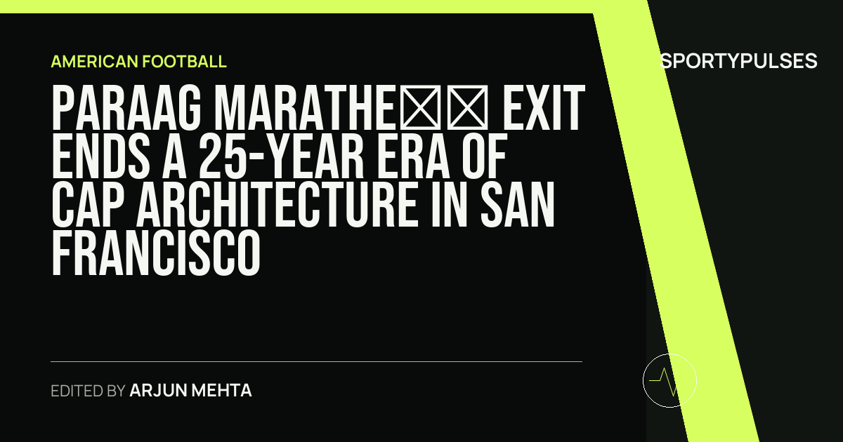 Image accompanying coverage of Paraag Marathe’s Exit Ends a 25-Year Era of Cap Architecture in San Francisco