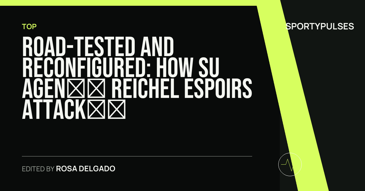 Image accompanying coverage of Road-Tested and Reconfigured: How SU Agen’s Reichel Espoirs Attack a Relentless Elite Calendar