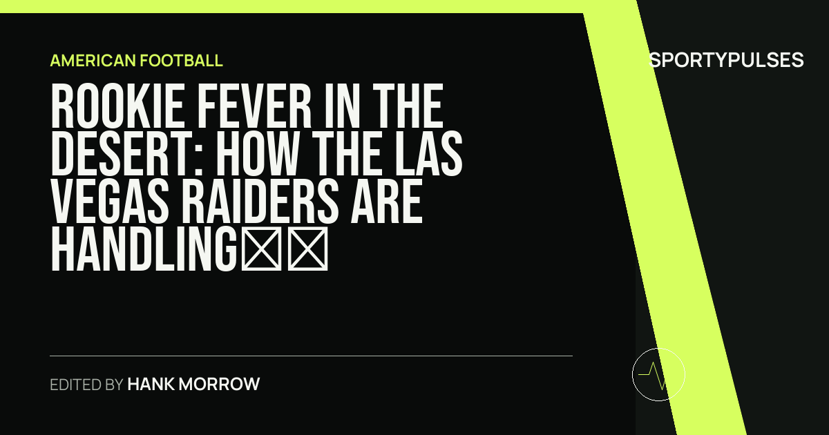 Image accompanying coverage of Rookie Fever in the Desert: How the Las Vegas Raiders Are Handling Fernando Mendoza’s Preseason Debut