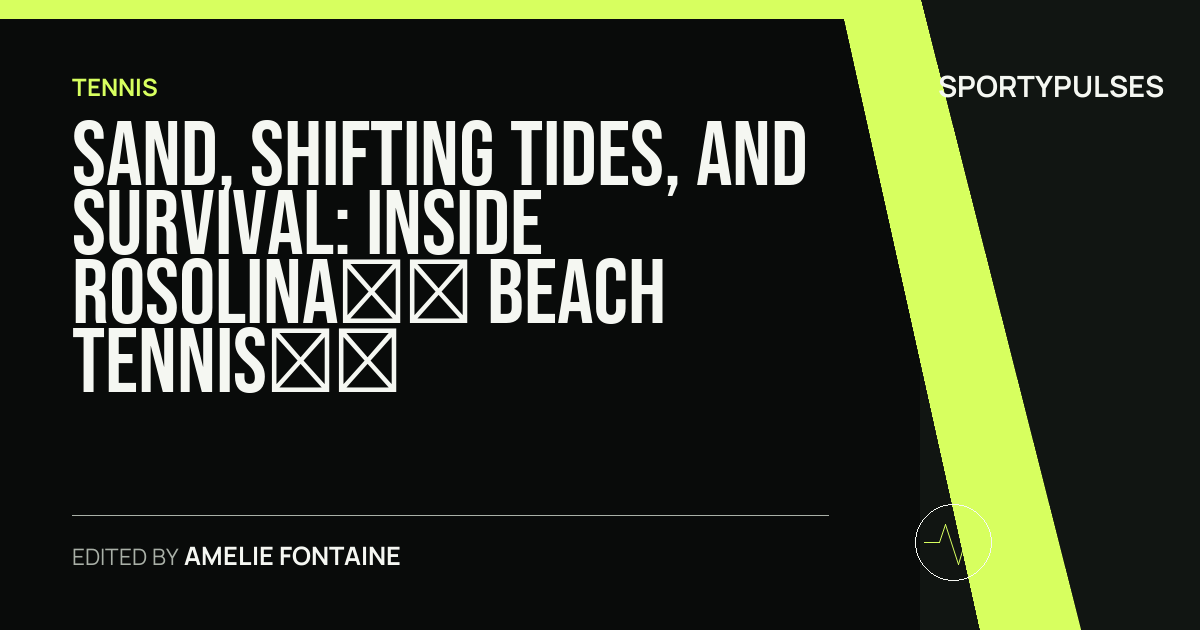 Image accompanying coverage of Sand, Shifting Tides, and Survival: Inside Rosolina’s Beach Tennis Heartland