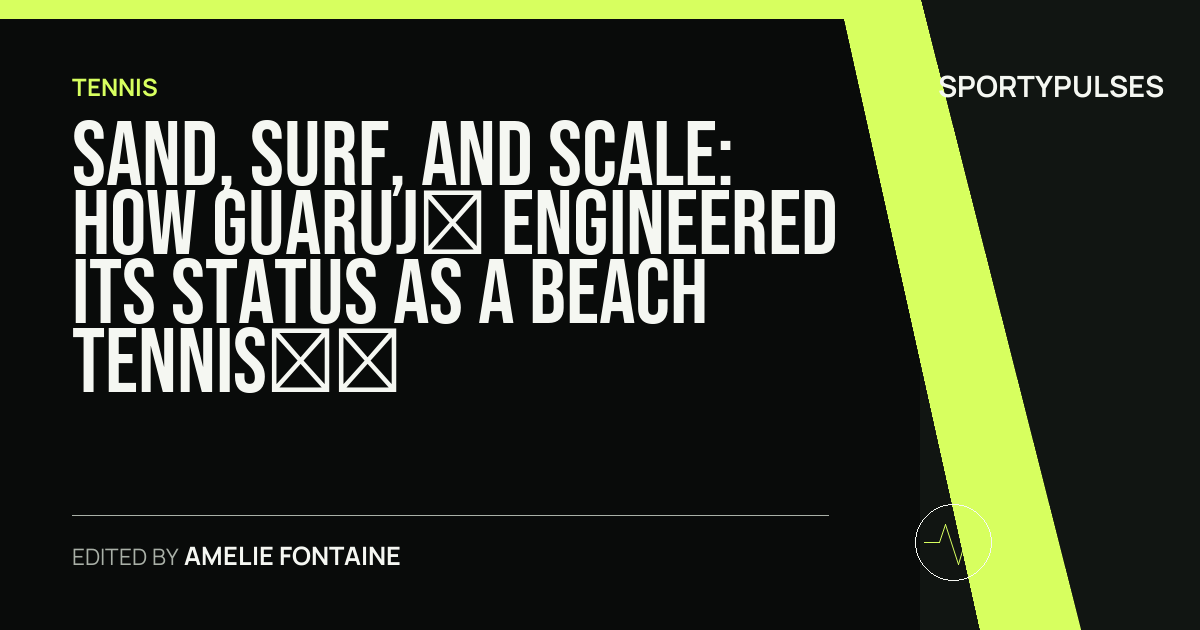 Image accompanying coverage of Sand, Surf, and Scale: How Guarujá Engineered Its Status as a Beach Tennis Capital