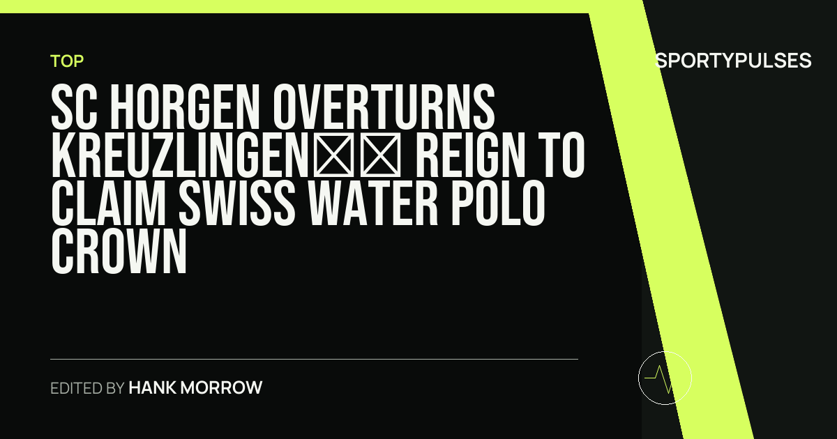 SportyPulses story card for SC Horgen Overturns Kreuzlingen’s Reign to Claim Swiss Water Polo Crown
