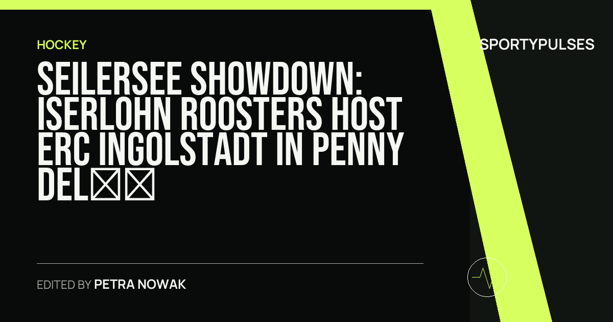 Image accompanying coverage of Seilersee Showdown: Iserlohn Roosters Host ERC Ingolstadt in PENNY DEL Opener