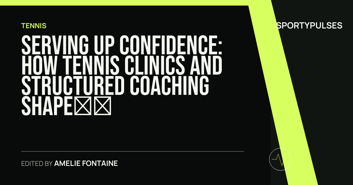 Image accompanying coverage of Serving Up Confidence: How Tennis Clinics and Structured Coaching Shape Young Athletes