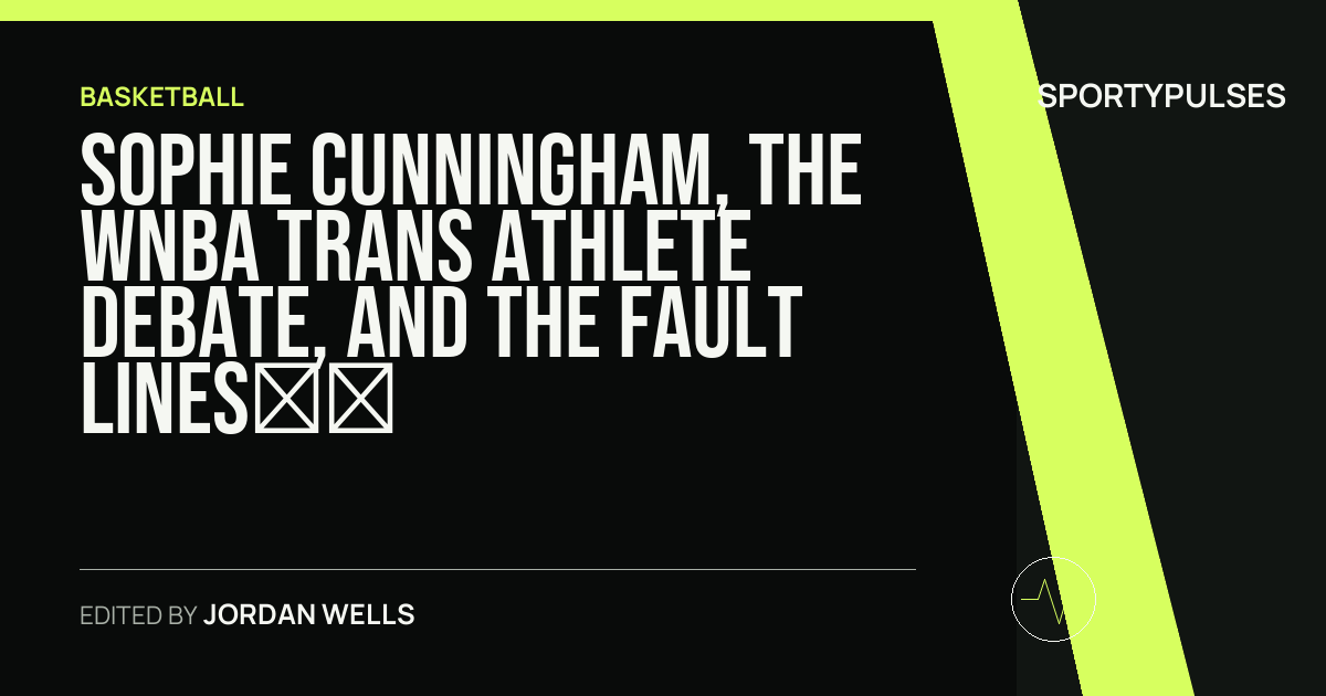 Image accompanying coverage of Sophie Cunningham, the WNBA Trans Athlete Debate, and the Fault Lines of a Rapidly Expanding League