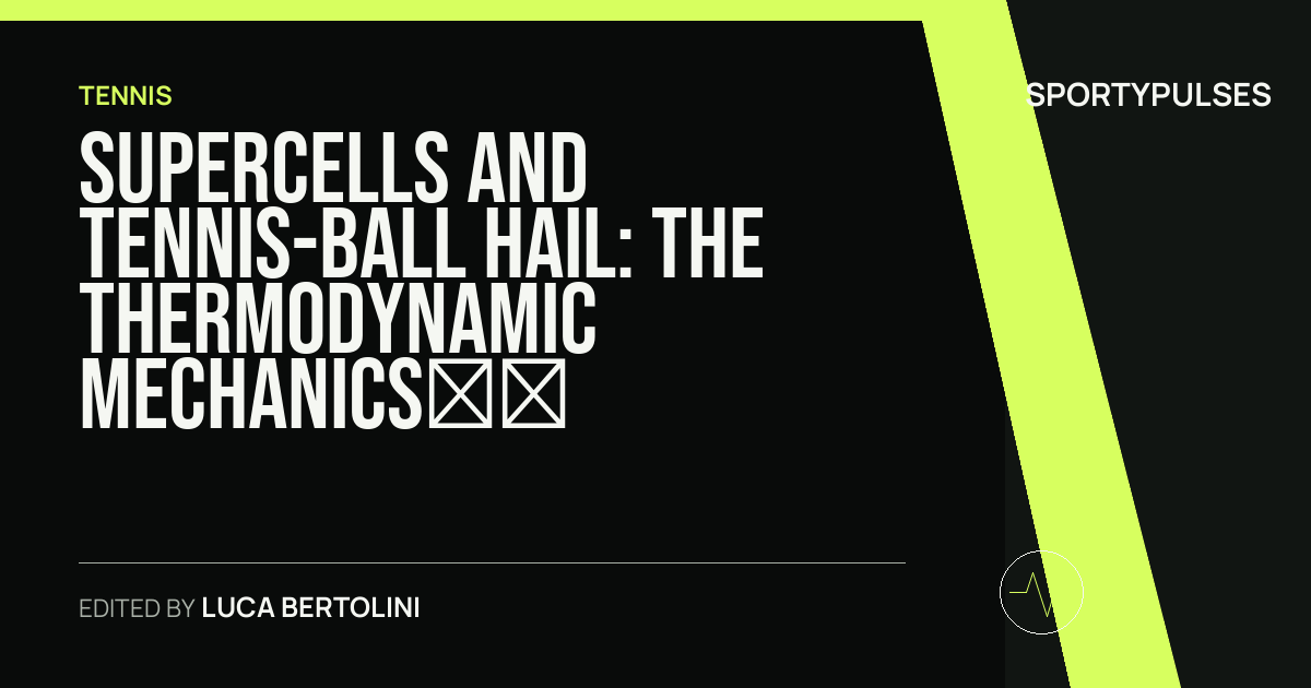 SportyPulses story card for Supercells and Tennis-Ball Hail: The Thermodynamic Mechanics Behind Northern Italy's Severe Summer Storms