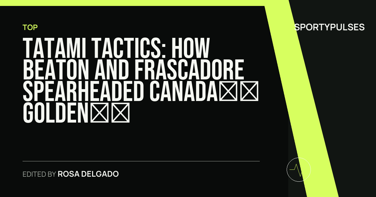 Image accompanying coverage of Tatami Tactics: How Beaton and Frascadore Spearheaded Canada’s Golden Judo Surge in Glasgow