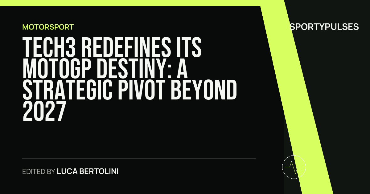 Image accompanying coverage of Tech3 Redefines Its MotoGP Destiny: A Strategic Pivot Beyond 2027