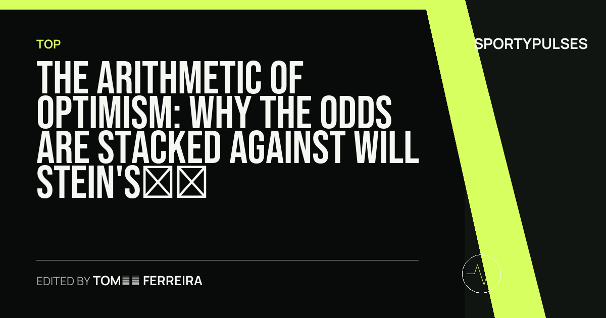 SportyPulses story card for The Arithmetic of Optimism: Why the Odds Are Stacked Against Will Stein's Kentucky in 2026