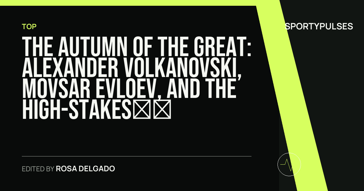 Image accompanying coverage of The Autumn of the Great: Alexander Volkanovski, Movsar Evloev, and the High-Stakes Calculus of UFC 333
