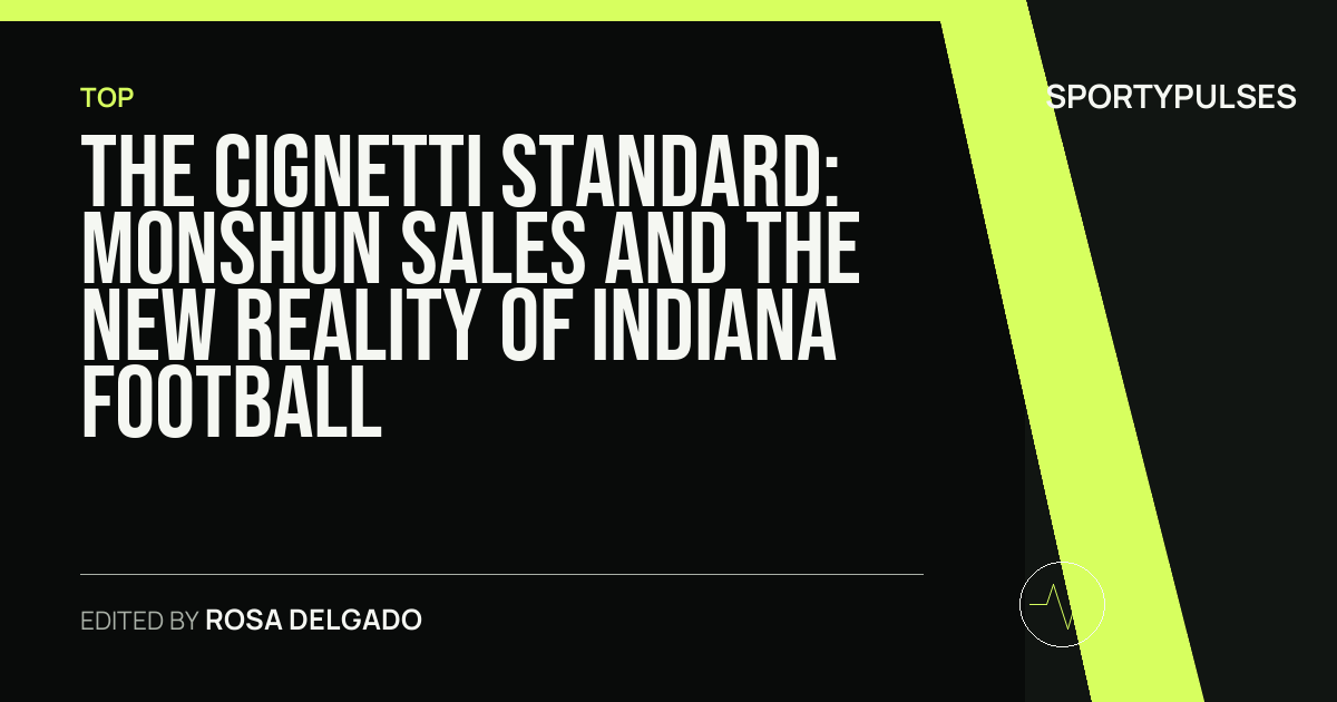 Image accompanying coverage of The Cignetti Standard: Monshun Sales and the New Reality of Indiana Football