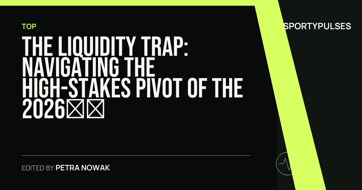 SportyPulses story card for The Liquidity Trap: Navigating the High-Stakes Pivot of the 2026 FGTS Rules