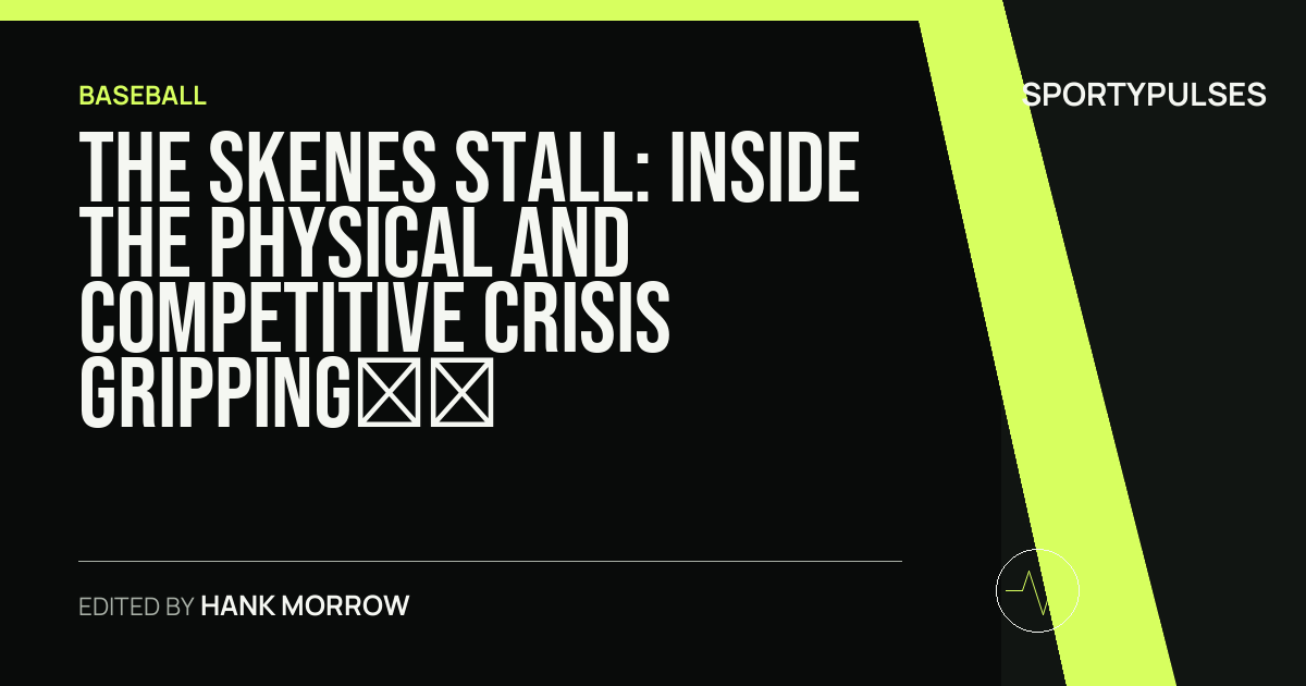 SportyPulses story card for The Skenes Stall: Inside the Physical and Competitive Crisis Gripping Pittsburgh