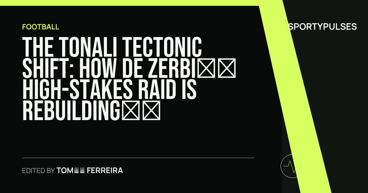 Image accompanying coverage of The Tonali Tectonic Shift: How De Zerbi’s High-Stakes Raid is Rebuilding Tottenham