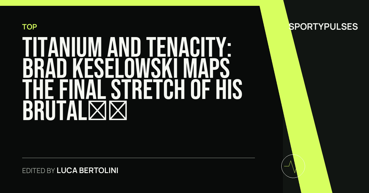 SportyPulses story card for Titanium and Tenacity: Brad Keselowski Maps the Final Stretch of His Brutal Femur Recovery