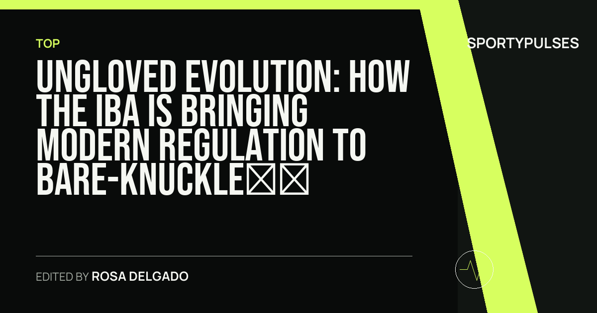 SportyPulses story card for Ungloved Evolution: How the IBA is Bringing Modern Regulation to Bare-Knuckle Boxing Ahead of Its Miami Debut