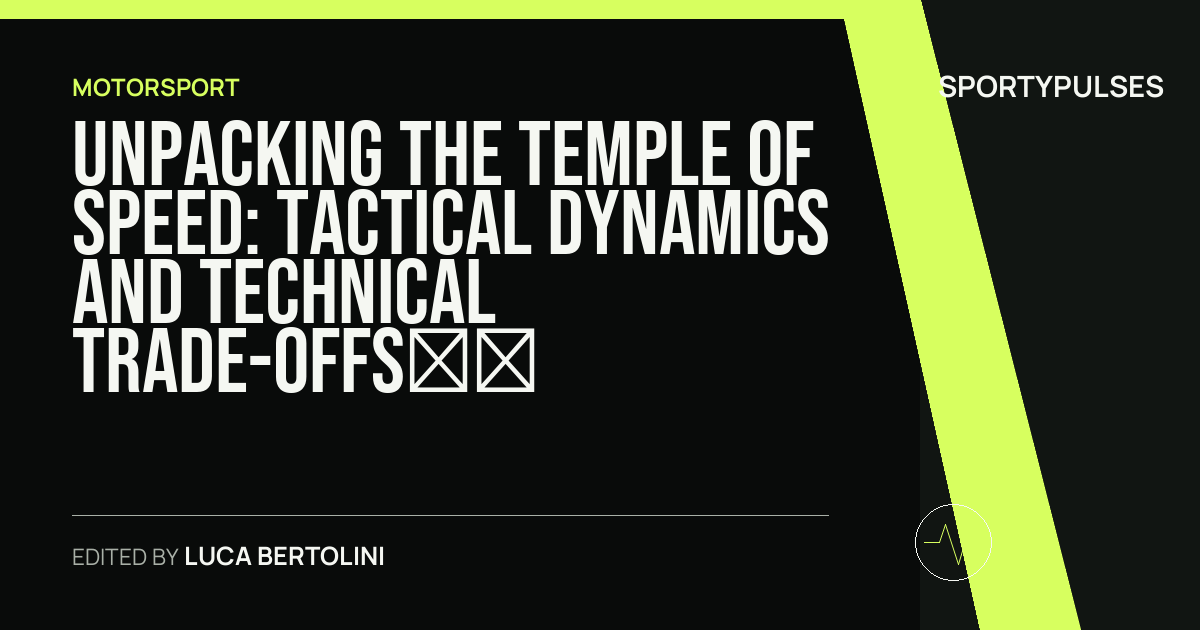 Image accompanying coverage of Unpacking the Temple of Speed: Tactical Dynamics and Technical Trade-Offs at the 2026 Italian Grand Prix