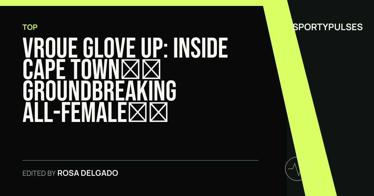 Image accompanying coverage of Vroue Glove Up: Inside Cape Town’s Groundbreaking All-Female Dirty Boxing Fight Night